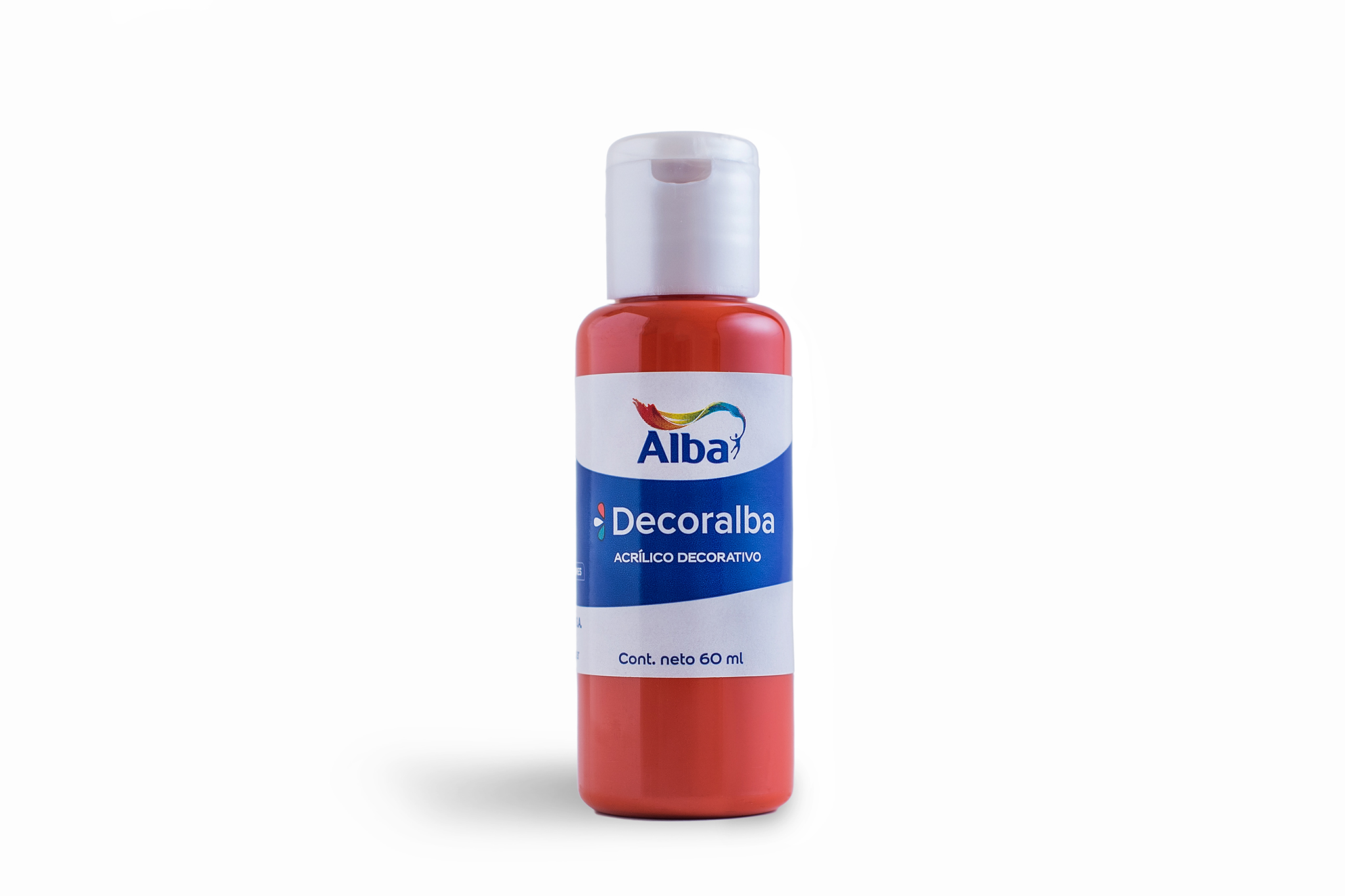 Acrilico decorativo alba 60cc naranja incaico 481 - 60ML - Alba Artística